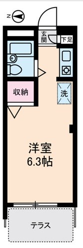 casa de rosa (旧レジデンス田中) 間取り
