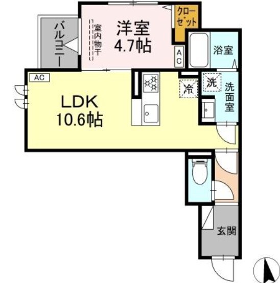 セレスティア豊島N　B棟N 間取り