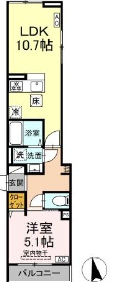 セレスティア豊島N　B棟N 間取り