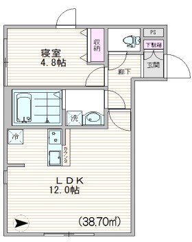 エスジーコート王子駅前 間取り