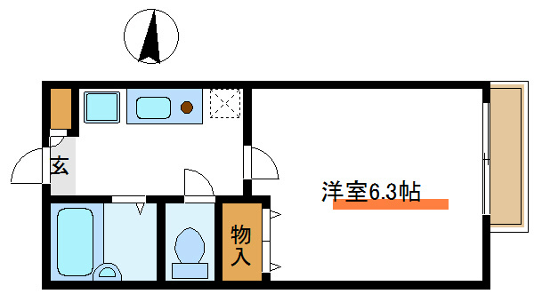 リリックコートスカイ 間取り