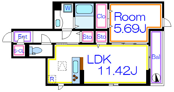 Ecke(エッケ) 間取り