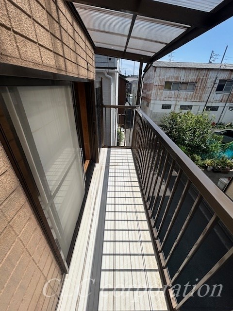寺井貸家 ベランダ