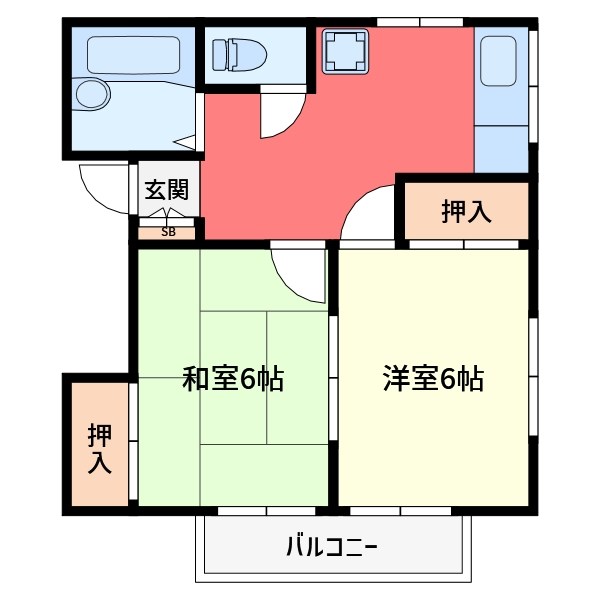 パールヴレイザー  間取り