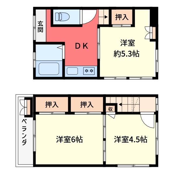 南水元4丁目戸建 間取り