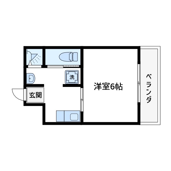 東陽レンタカービル 306号室 間取り