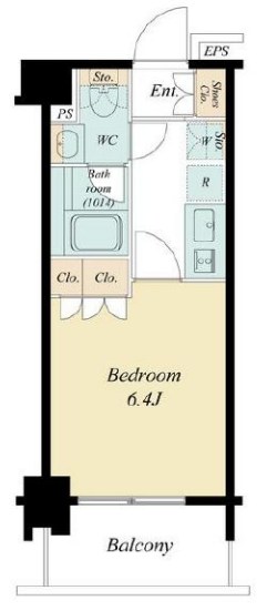 ブランシエスタ浦安 611号室 間取り