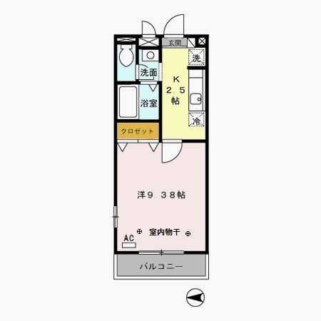 クレール八広  間取り