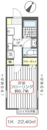 ソレイユB 間取り