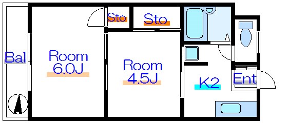 コーポサイトウ   間取り