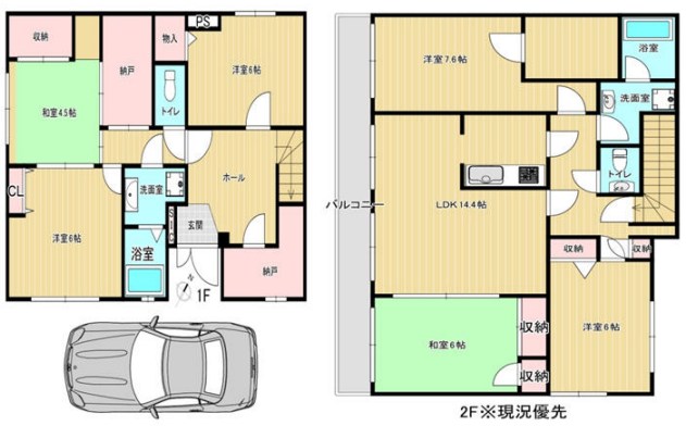 ベルファミーユ  間取り図