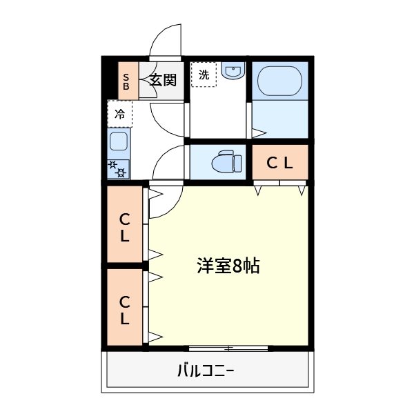 マージュ西小岩  間取り図