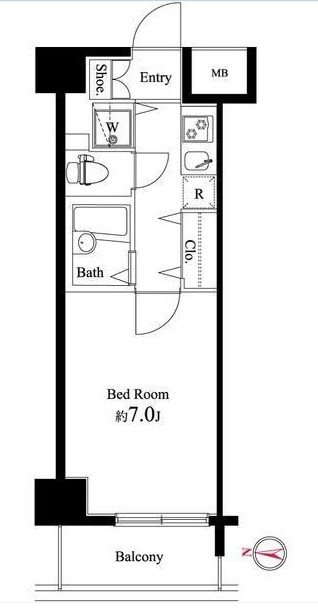 スクエア潮見 間取り図