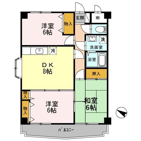 ヴェルドミール   間取り
