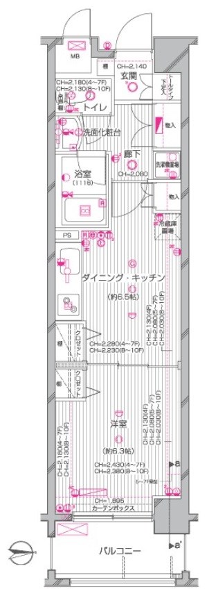 デュオスカーラ上野 間取り