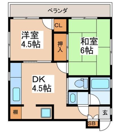 原田ハイツ 間取り