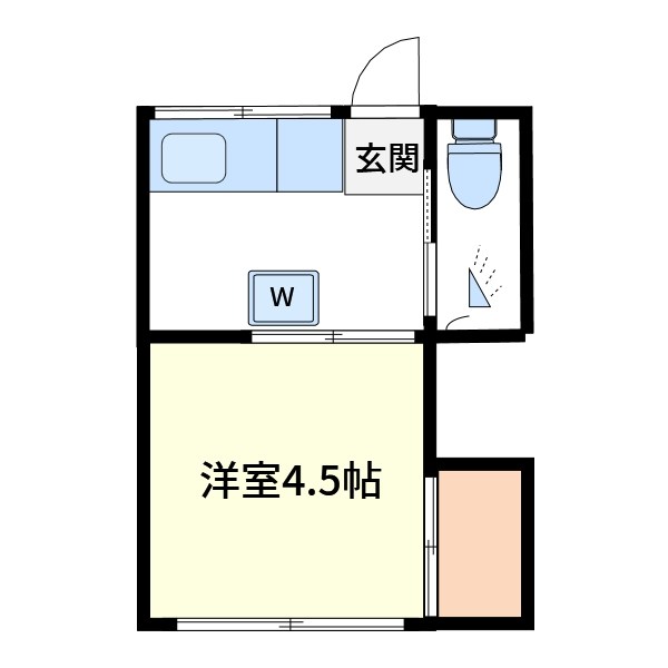 矢嶋荘  間取り
