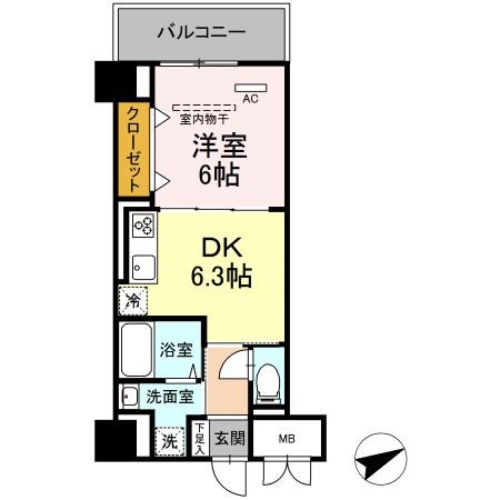 サンジョイア 304号室 間取り