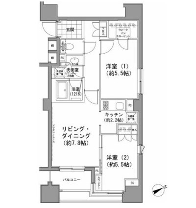パークハビオ八丁堀 間取り
