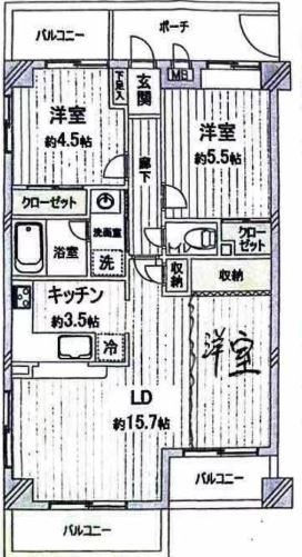 マイキャッスル木場公園 間取り