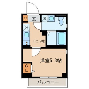 OX　residence 間取り