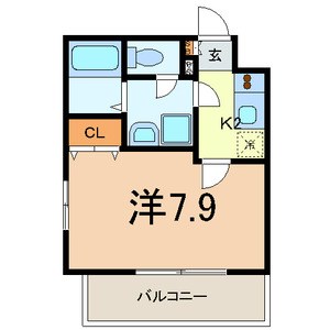 メゾンはなみずき  間取り図