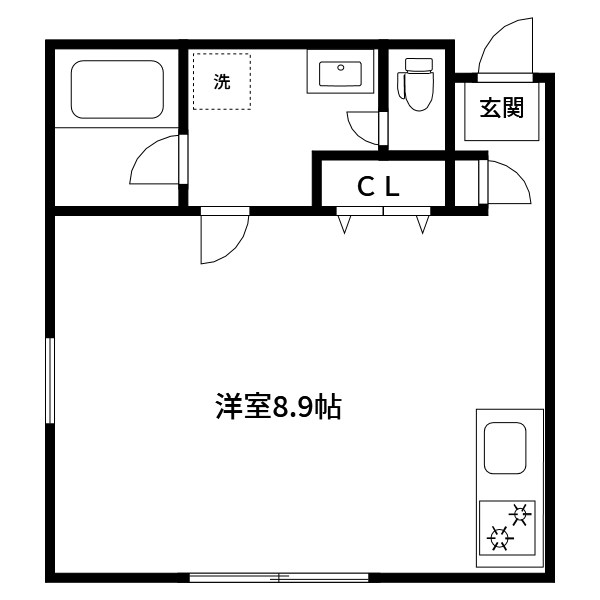 フラワーハウス野村 間取り