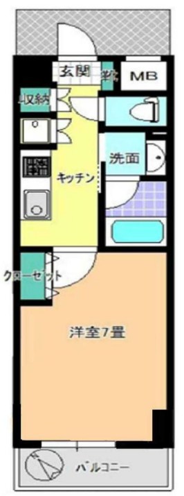 ＳＫＩ西葛西 202号室 間取り