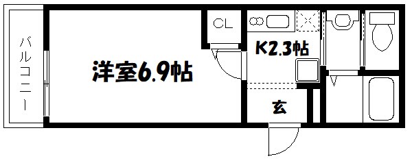 グリシーナ新小岩   間取り