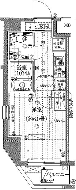 プレール・ドゥーク豊洲 間取り
