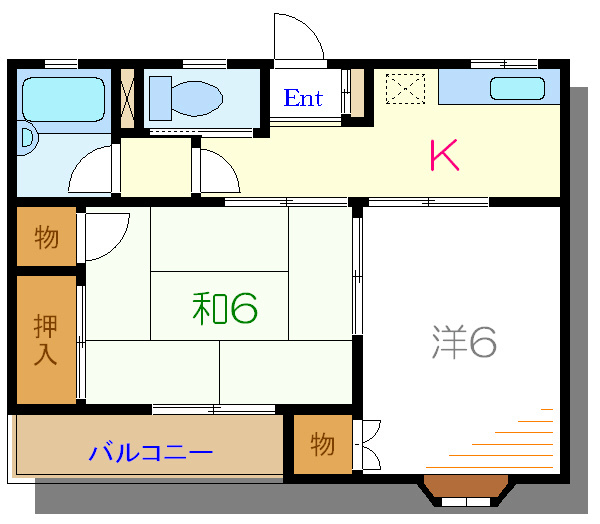 グリーンテラス・ウエスト 間取り図