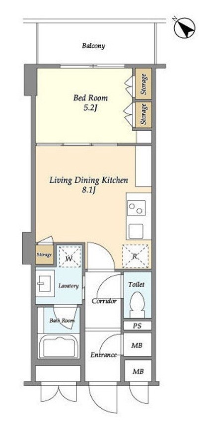 Nifit日本橋横山町 間取り