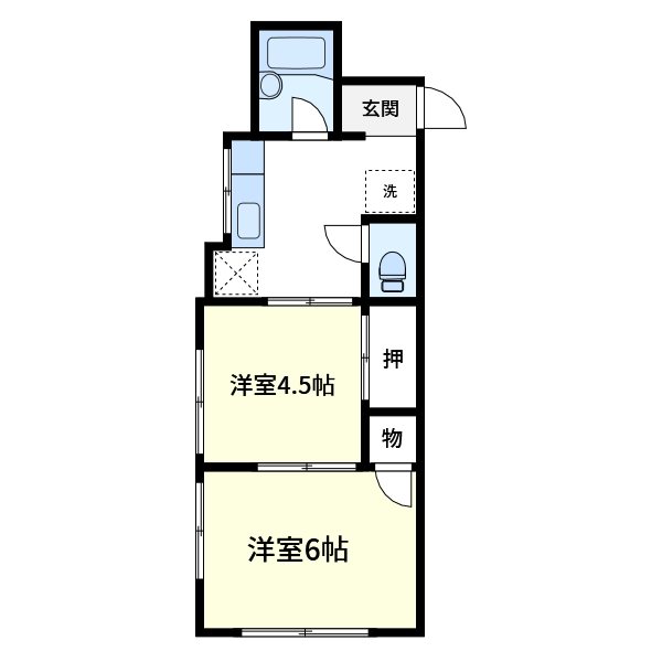 根岸コーポ 間取り