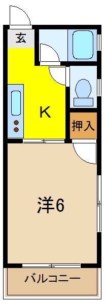 シャトレー山崎 間取り図