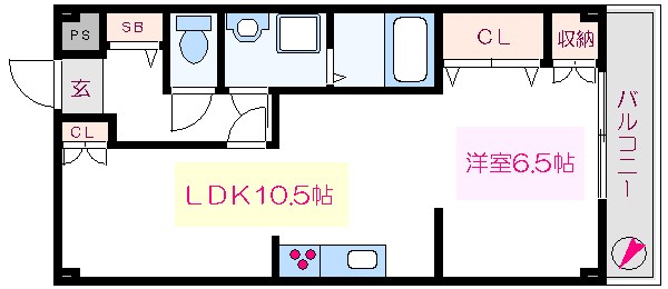 パークサイドハウス 間取り図