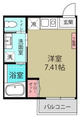 La Provence du URAYASU 102号室 間取り