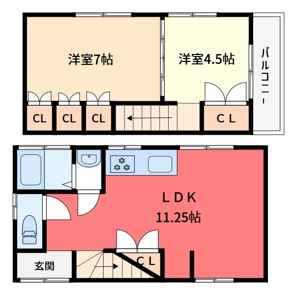 LAB-HOUSE 間取り図