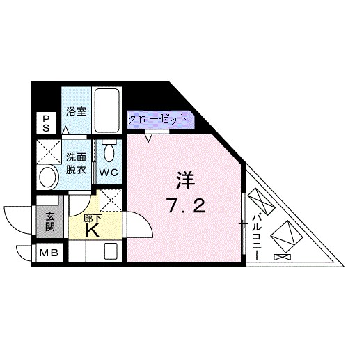ケーズ・カスティーリョ 間取り図
