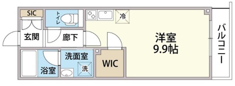Tre Court kitasenju 間取り