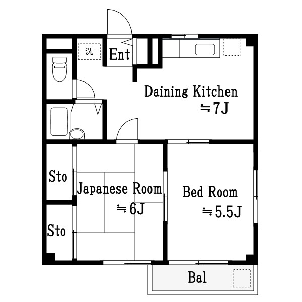 エステートピア細田   間取り図
