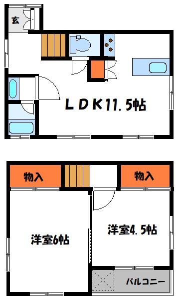 東瑞江戸建 間取り