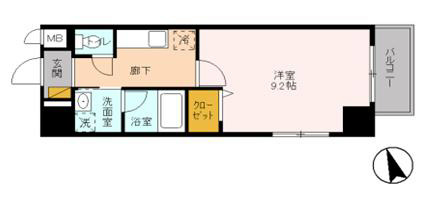ソシア西葛西  901号室 間取り