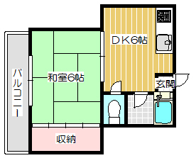 シャトー４７４ 401号室 間取り