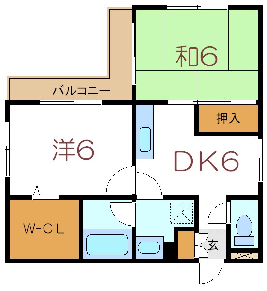 メゾンド・キャナル 間取り図