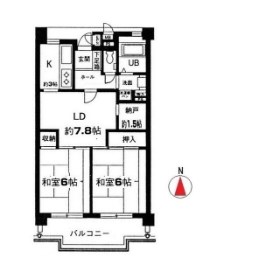 けやき通り北七番館  間取り