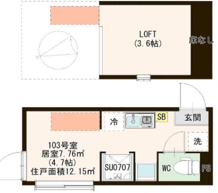 BRIGHT 平井 間取り