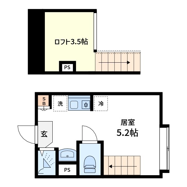 メゾン フルール 小岩駅前 間取り図
