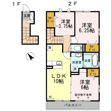 プレシャス・ハートランド西小松川Ⅱ　Ａ棟   間取り図