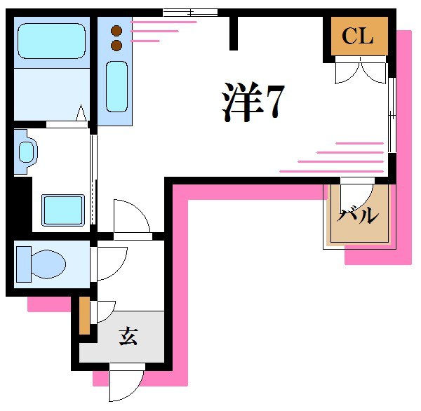 クレール瑞江 間取り図