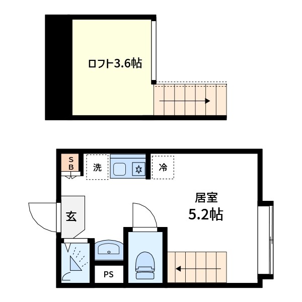 メゾン フルール 小岩駅前 間取り図